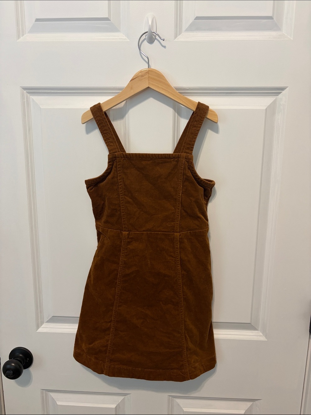 Crewcuts Brown Corduroy Pinafore Dress